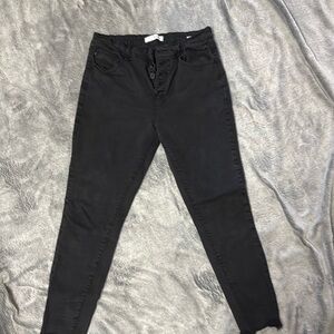 Kan Can black demin skinny jeans